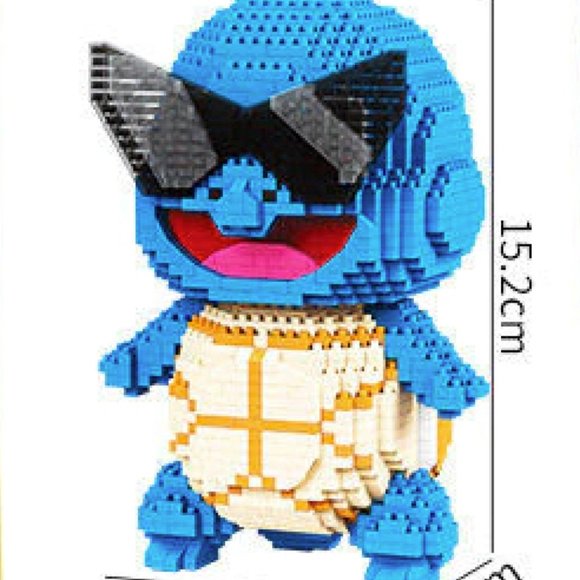 Micro Brick 7196A - Squirtle - From the Squirtle Squad - 2100+ pcs - Picture 4 of 5